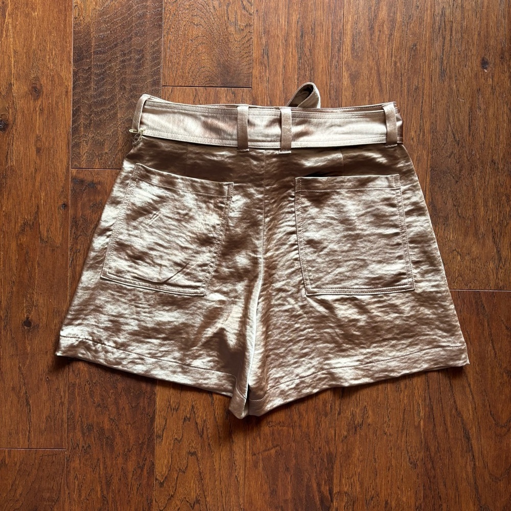 Banana Republic Copper Satin Utility Shorts – 16IN W - Picture 2 of 6